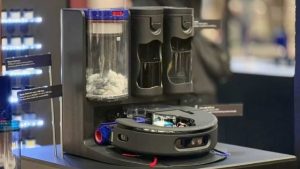 Robot hút bụi lau nhà Dyson biết nhìn thấy vết bẩn bạn không thấy và tự lau sạch đến khi hết缩略图