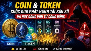 Coin và token cuộc đua phát hành tài sản số và huy động vốn từ cộng đồng缩略图