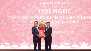 Bộ Chính trị phân công đồng chí Trần Đức Thắng giữ chức Bí thư Thành ủy Hà Nội缩略图