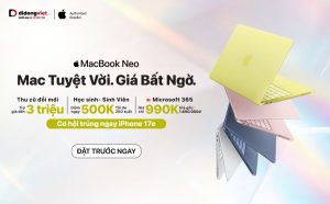 Di Động Việt mở đặt cọc MacBook Neo ưu đãi đặc biệt cho học sinh sinh viên缩略图