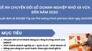 Đề án chuyển đổi số doanh nghiệp nhỏ và vừa đến năm 2030 chính thức được phê duyệt缩略图