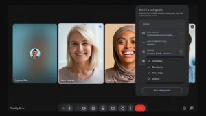 Google Meet cho chọn nội dung ghi chú thêm theo dõi quyết định缩略图